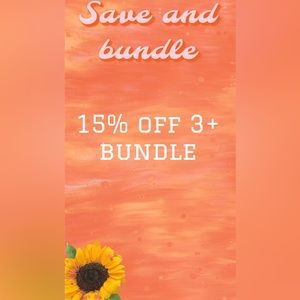 Closet clear-out and bundle sales